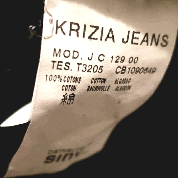 KRIZIA JEANS NAVY TANK SZ 8 - Picture 8 of 8